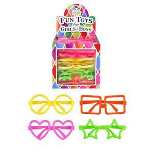 Henbrandt Uitdeelcadeautjes - Kinder Fun / Feest Brillen in Traktatiebox | Traktatie Feestbrillen (26 Stuks)