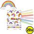 Decopatent 20 STUKS Kleine 12-Delige Regenboog Stoepkrijt in Doosje - Uitdeelcadeaus - Speelgoed Traktatie Uitdeelcadeautjes voor kinderen