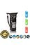 Decopatent Waterdichte Tas Ocean Pack 10L - Waterproof Dry Bag Sack - Schoudertas Droogtas 100% Waterdicht - Survival Outdoor Drybag Rugzak - Survival Bag plunjezak - Outdoor Tas - Reistas - Boottas - Zeiltas - Drybags 10 Liter - Kleur: ZWART - Decopatent®