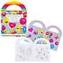 Decopatent 48 STUKS Vrolijke Smiley Kleurboekjes met Stickers - Traktatie Uitdeelcadeautjes voor kinderen - Klein Speelgoed - Uitdeelcadeaus