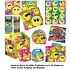 Henbrandt 10 STUKS | KANT-EN-KLARE Gevulde SMILEY Traktatiedozen INCLUSIEF Uitdeel Kado's. Bestaande uit: Uitdeelbox, Krijtjes, Notitieblok, Flipperspel, Puzzel, Stickervel en Bellenblaas | Jongens & Meisjes | Tractatiedozen voor Verjaardagen en Kinderfeestjes