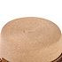Decopatent Decopatent - Zonnehoed Dames Rond - Bedels en Sierrand Zomerhoed - Strohoed UV - Ø58 cm - Strandhoed Hoofddeksel Rond - Hoed voor Volwassenen - Kleur: Naturel