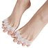 Decopatent Foot Care Teenspreider / Teencorrector voor uw Tenen - Grote teenspreider - Hallux valgus - Tenencorrector - Teen ondersteuner - Tenenspreiders - Siliconen Tenen Corrector - Correctors - Hamertenen - One Size - Decopatent®